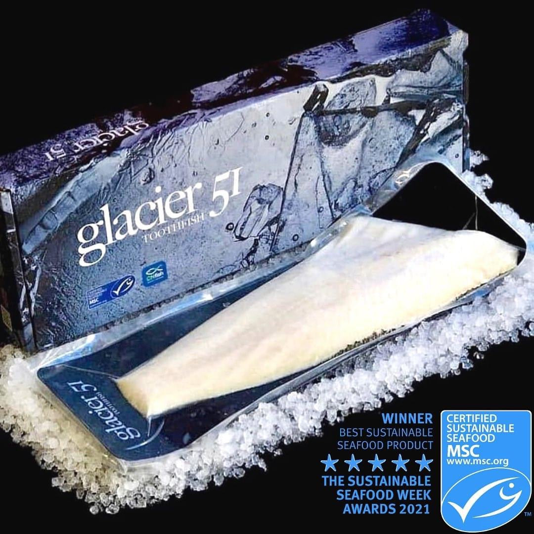 51 Fish Premium Glacier 51 Toothfish Fillet (1-2kg/fillet) - Fillet Cá Tuyết G ...
